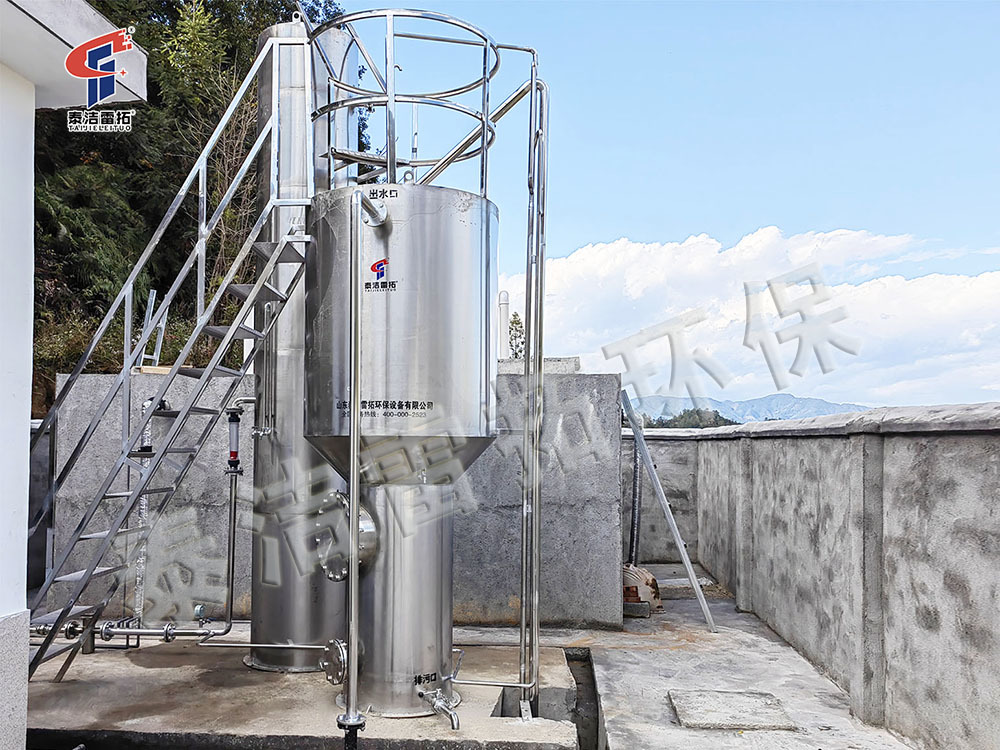 江西遂川一體化凈水設(shè)備安裝完成，日處理量100噸/天